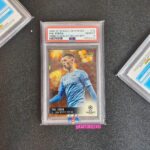 2020-21 Topps Stadium Club Chrome Foden Orange Yellow Wave Refractor