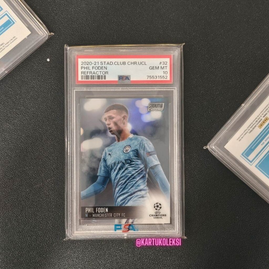 2020-21 Topps Stadium Club Chrome Foden Refractor